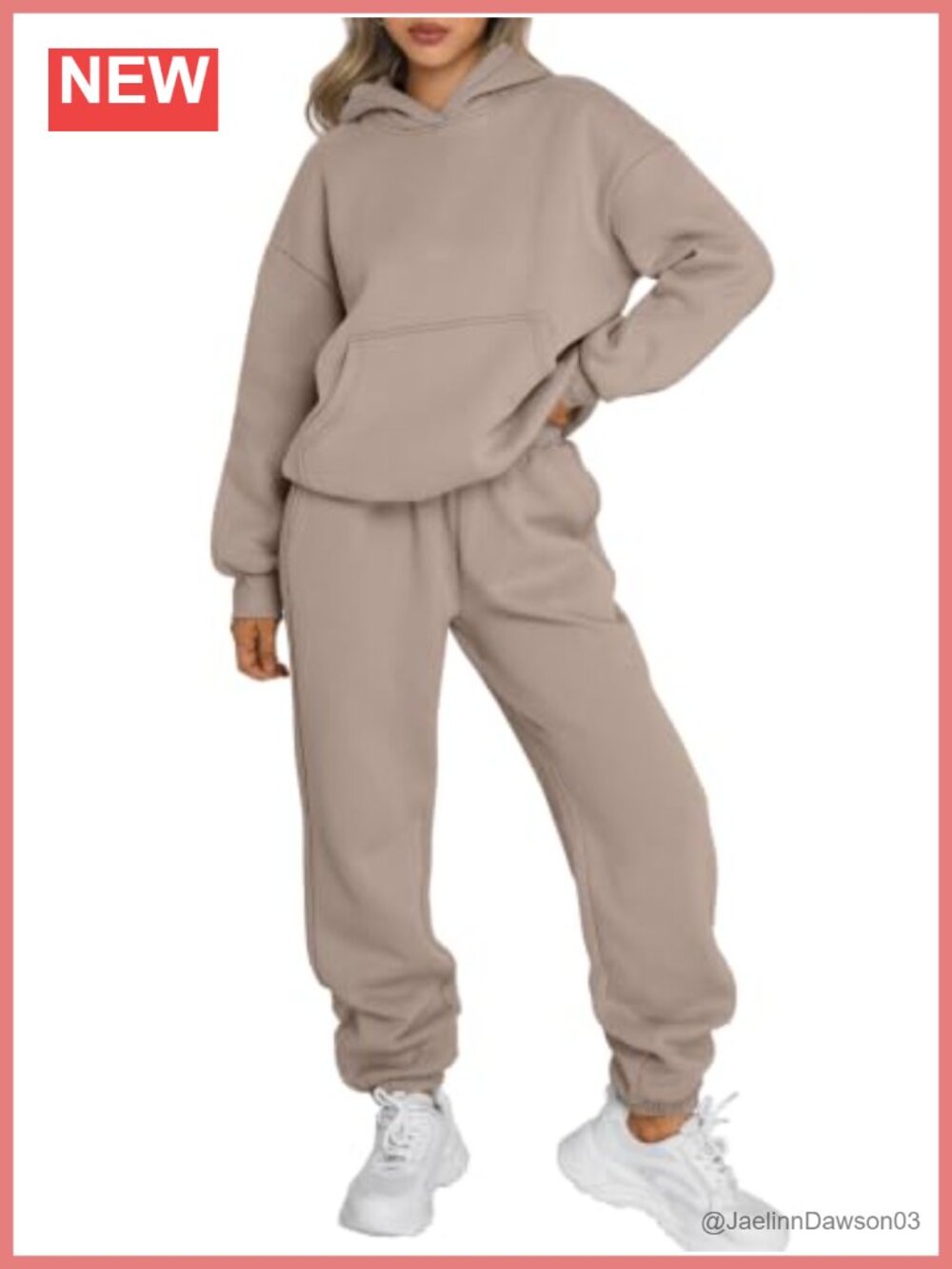 Oversized Hoodie Sweatsuit Set Women's Tracksuit Two Piece Lounge Set Joggers